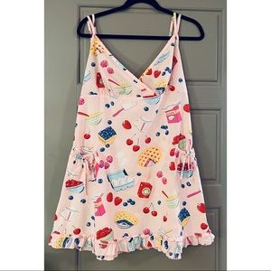 Nick and Nora Cherry Pie Babydoll Pajama XL